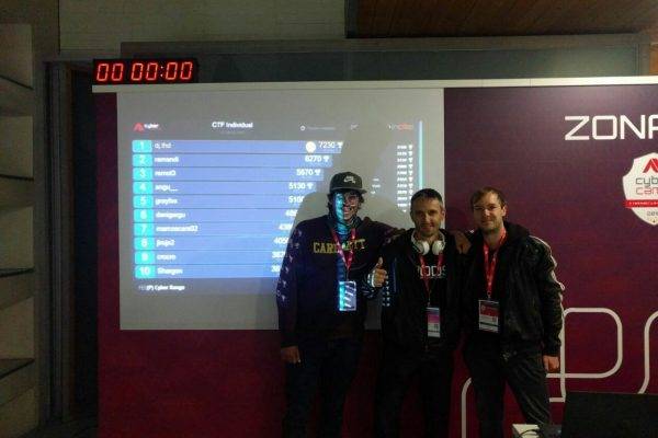 El equipo de ODS en Cybercamp 2016