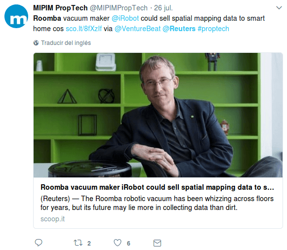 Rumba vacuum maker iRobot could sell spatial mapping data